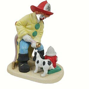 Vintage Clown Capers Freddie The Fireman River Shore House of Global Art 1985